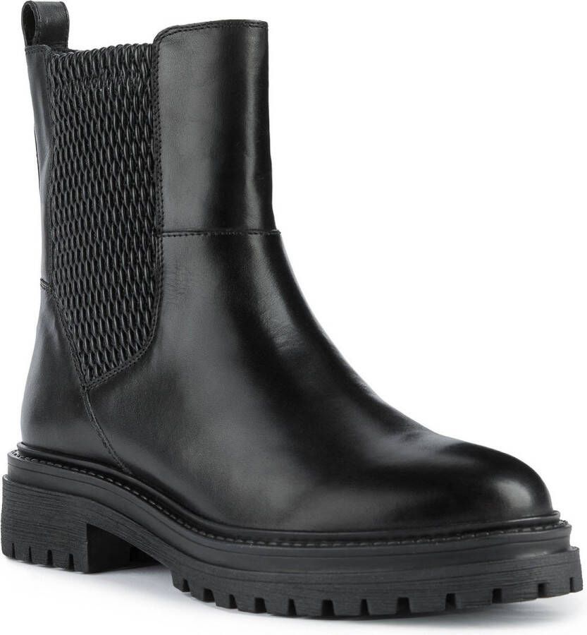 Geox Ankle Boots Chelsea Boots Red Black Dames - Foto 5