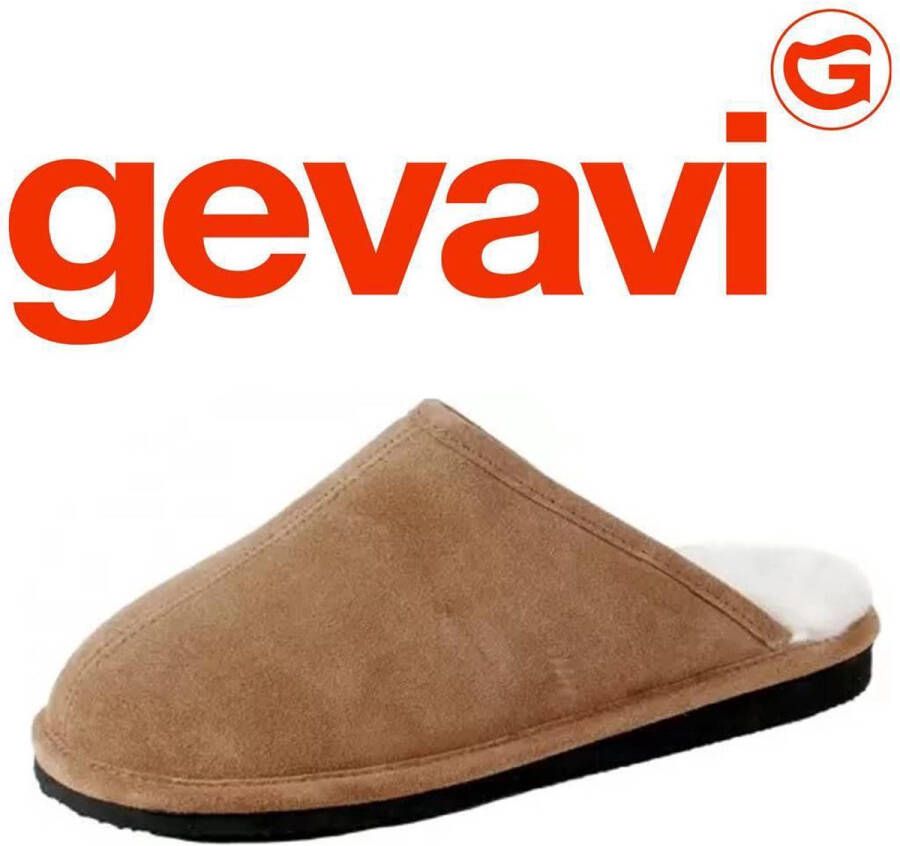 Gevavi GV02 Stora Chestnut Pantoffels Heren