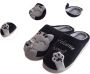 Geweo Home Sloffen Pantoffels Open Sloffen Koraal Fleece Pantoffels Dames Antislip Leuk Katje Kerstmis Kerstfeest Christmas Gift Zwart - Thumbnail 2