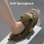 Geweo Shark Slides Haai Slippers Badslippers Pantoffels Douchepantoffels Haaienpantoffels Zomer Antislip Platform Kussen Glijbanen Slippers Paars - Thumbnail 4