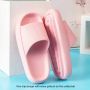 Geweo Slippers EVA Badslippers Unisex Verdikte Lichtgewicht Super Zacht aan je Voeten Anti-Slip en Stevig Voetbed Anti-lawaai Roze - Thumbnail 16