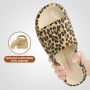 Geweo Slippers EVA Badslippers Unisex Verdikte Lichtgewicht Super Zacht aan je Voeten Anti-Slip en Stevig Voetbed Anti-lawaai Luipaard print - Thumbnail 5