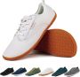 Geweo Sneakers Winter Schoenen met Katoen Schoenen met Katoen Winter Fleece Gevoerd Warme Winterlaarzen Schoenen Antislip Outdoor Zwart - Thumbnail 3