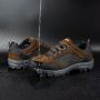 Geweo Outdoorschoenen Heren Middelhoge Waterdichte Wandelschoenen Lichte Outdoorhardloopschoenen Trekkingschoenen voor Dames Waterdicht en Ademend Universal Bruin - Thumbnail 9