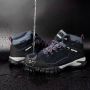 Geweo Outdoorschoenen Heren Middelhoge Waterdichte Wandelschoenen Lichte Outdoorhardloopschoenen Trekkingschoenen voor Dames Waterdicht en Ademend Universal Bruin - Thumbnail 14