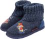 Giesswein Kressbronn Pantoffel Blauw Heren - Thumbnail 2