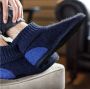 Giesswein KRAMSACH sPantoffels Kleur: Blauw - Thumbnail 9