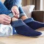 Giesswein WILDPOLDSRIED Dames pantoffels Blauw - Thumbnail 4