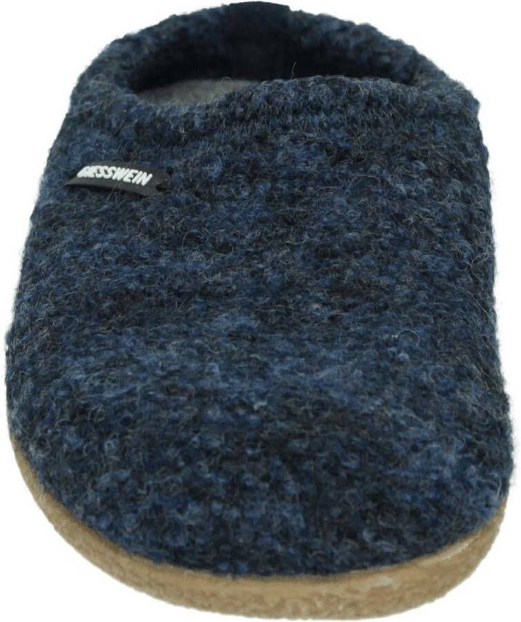 Giesswein Sloffen Unisex donker blauw beige