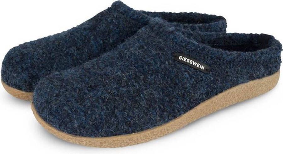 Giesswein Sloffen Unisex donker blauw beige