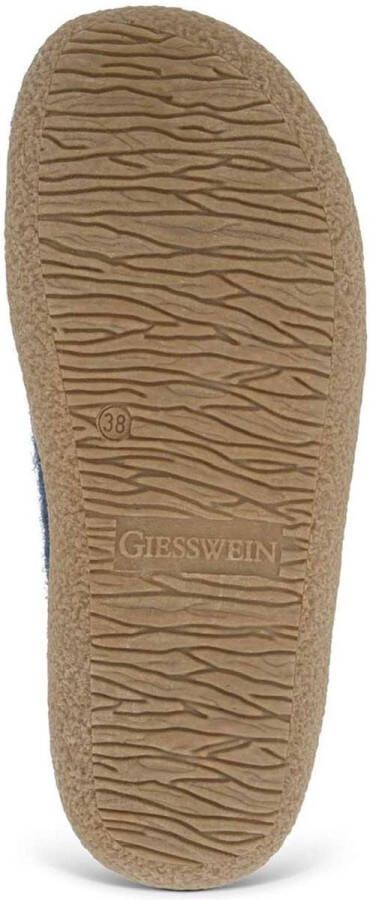 Giesswein Sloffen Unisex donker blauw beige