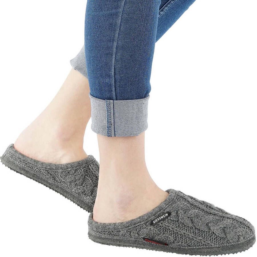 Giesswein Sloffen Unisex grijs