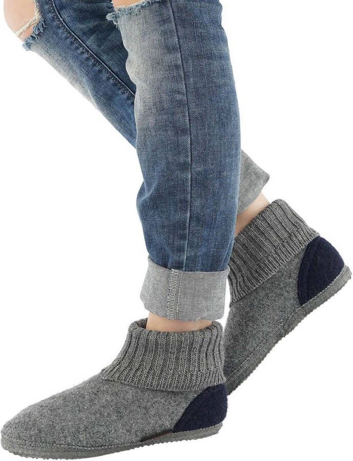 Giesswein Sloffen Unisex grijs navy