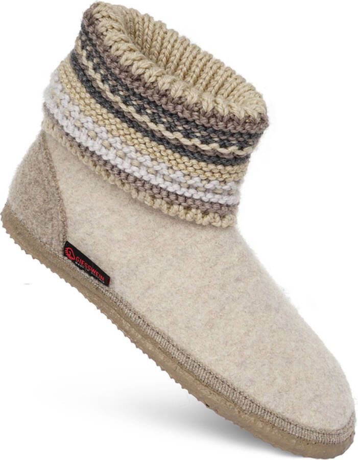 Giesswein Sloffen Vrouwen beige grijs