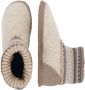 Giesswein Blauwe Gesloten Pantoffels met Bontvoering - Thumbnail 11