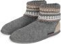 Giesswein Sloffen Vrouwen grijs beige wit - Thumbnail 3