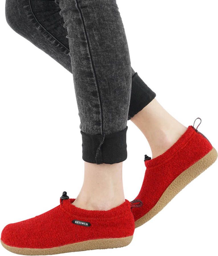 Giesswein VENT Dames pantoffels Rood