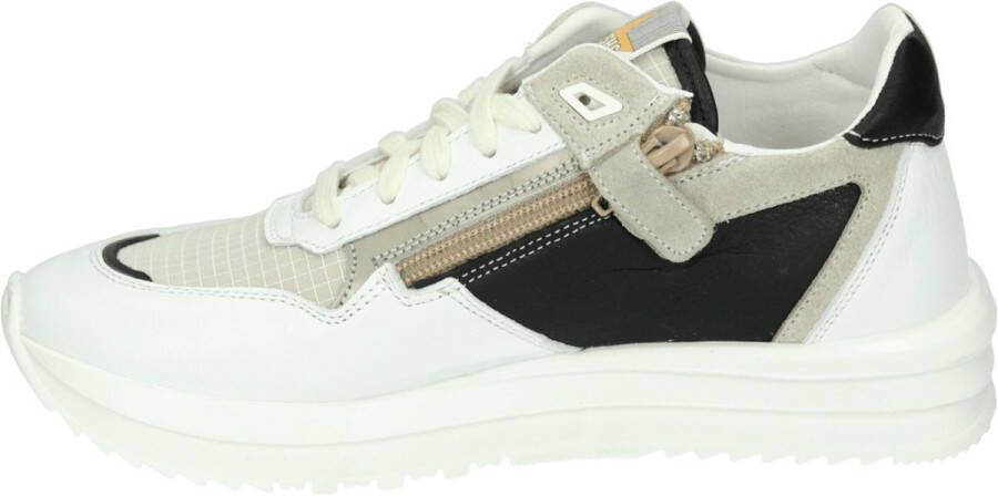 Giga Shoes G4081~~~~~~~~~~~~~~~~~~~~~~~~~ MeisjesLage schoenenKindersneakers Wit beige