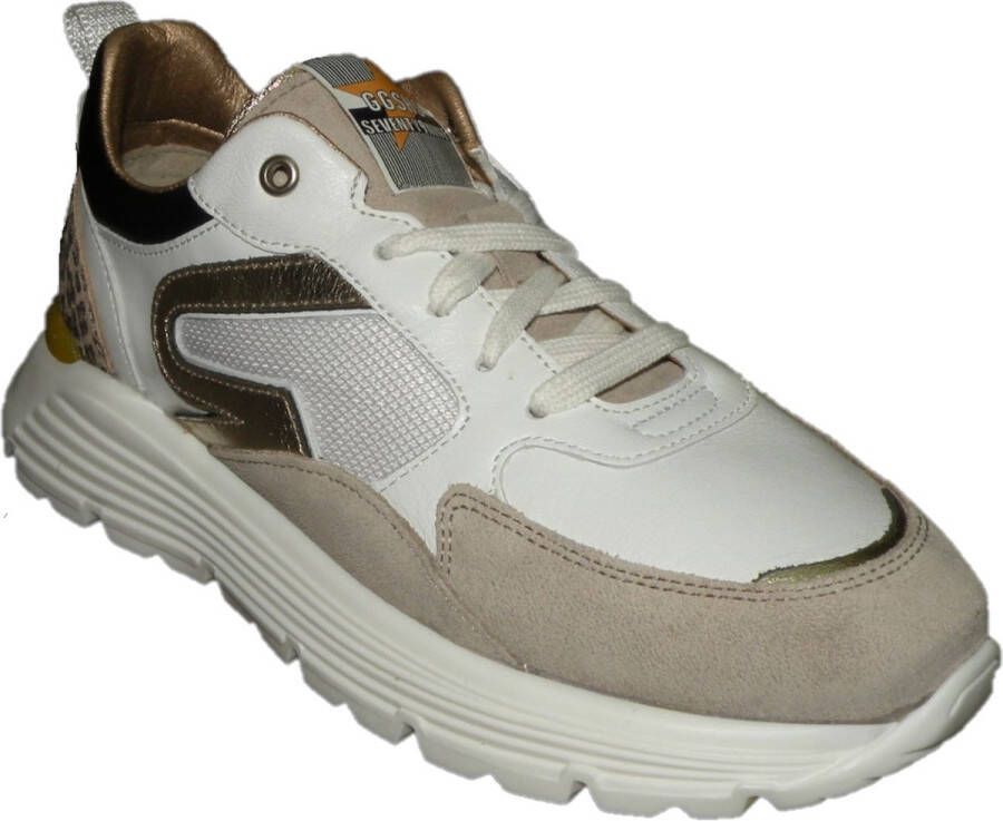 Giga Sneakers grijs Leer Dames