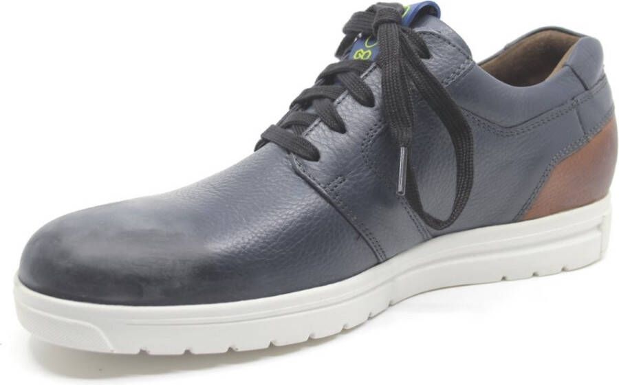 Gijs 2054 202 9956 Jeansgrijs blauwe sneakers wijdte E