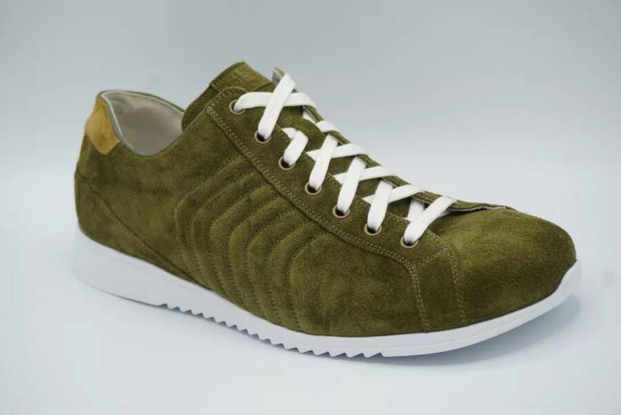 Gijs 2122 Khaky groene sneaker Kleur Groen)