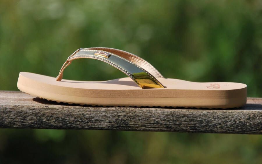 Giliss Fashion Giliss Teen Slippers dames GOUD serie Sepia-Goud kleurige strap - Foto 9