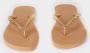 Giliss Fashion Giliss Slippers GOLD SLIM serie Sepia bruin & Gouden strap - Thumbnail 18