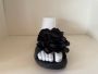 Gino Lapis Slippers Dames Santiago Bloem Zwart VALT ALS - Thumbnail 6