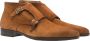 Giorgio Amalfi Schoen Cognac Schoen cm Suede Heren Gespschoenen Double monk strap - Thumbnail 14