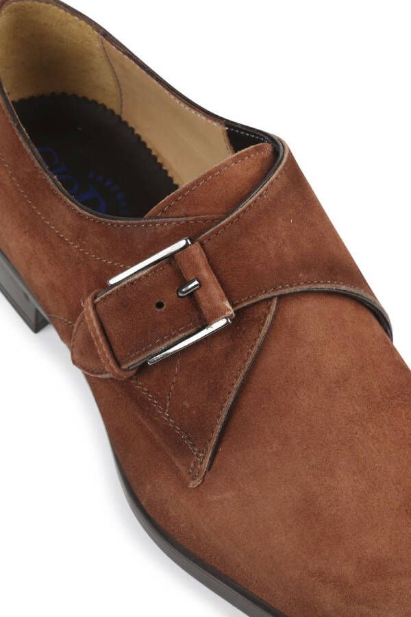 Giorgio Amalfi Schoen Monk Strap Cognac Schoen cm Suede Leer Heren - Foto 10