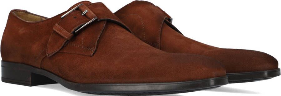 Giorgio Amalfi Schoen Monk Strap Cognac Schoen cm Suede Leer Heren - Foto 11