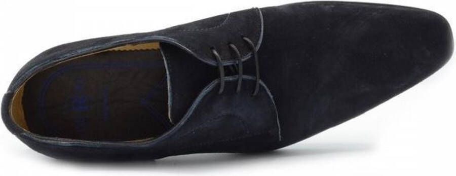 Giorgio Amalfi Schoen Suede Deep Blue Heren Nette schoenen