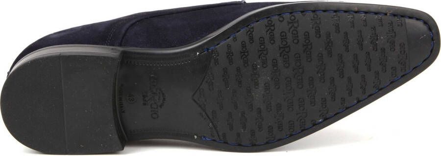 Giorgio Amalfi Schoen Suede Deep Blue Heren Nette schoenen