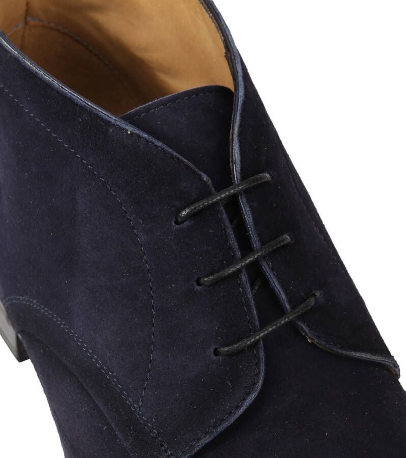 Giorgio Amalfi Schoen Suede Navy Heren Nette schoenen