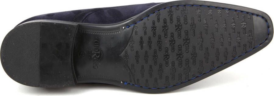 Giorgio Amalfi Schoen Suede Navy Heren Nette schoenen