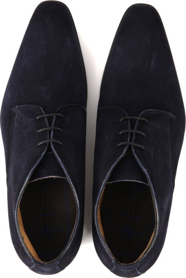 Giorgio Amalfi Schoen Suede Navy Heren Nette schoenen