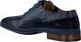 Giorgio Anaconda Leren Schoen Donkerblauw Heren Nette schoenen - Thumbnail 4