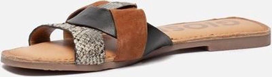 Gioseppo Lantana slippers bruin Dames