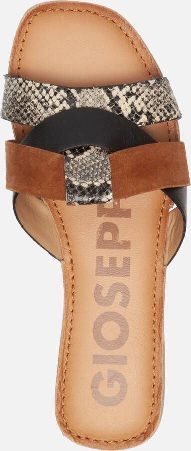 Gioseppo Lantana slippers bruin Dames