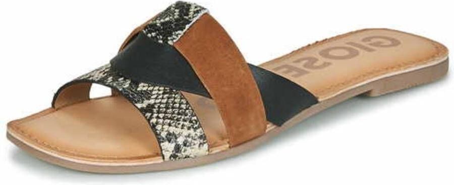 Gioseppo Lantana slippers bruin Dames