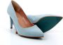 Giulia Pumps Blauw ImitatiesuÃ¨de 140378 Dames Imitatiesuède - Thumbnail 10