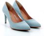 Giulia Pumps Blauw ImitatiesuÃ¨de 140378 Dames Imitatiesuède - Thumbnail 12