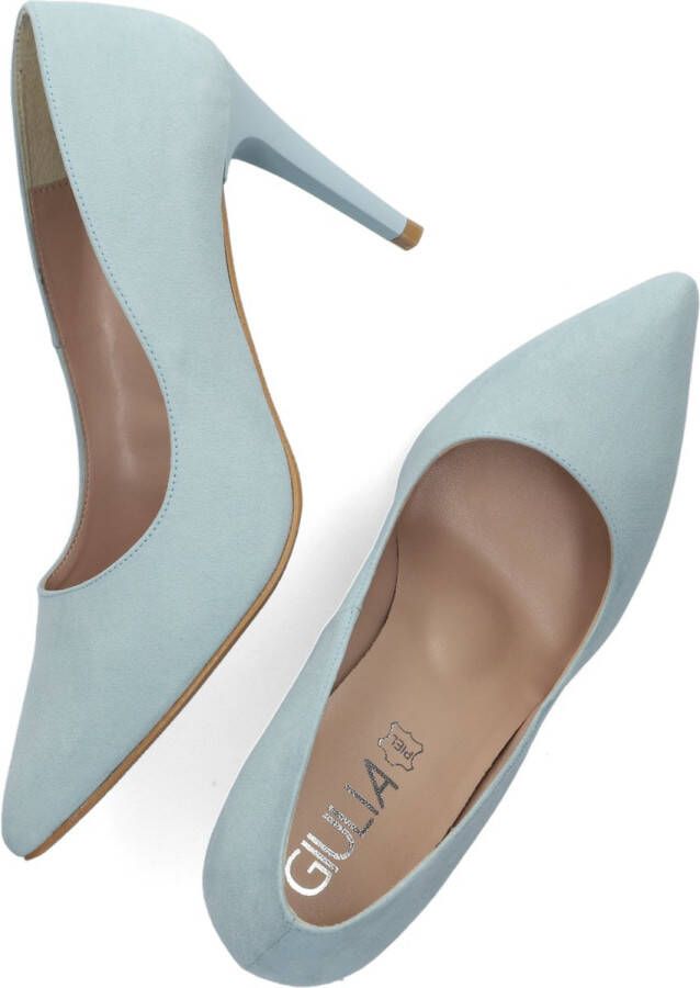 Giulia Pumps Blauw ImitatiesuÃ¨de 140378 Dames Imitatiesuède - Foto 14