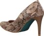 Giulia Pumps Beige Imitatieleer 140304 Dames Kunstleer - Thumbnail 6