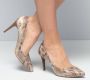 Giulia Pumps slangenprint Imitatieleer 140304 Dames valt als - Thumbnail 7