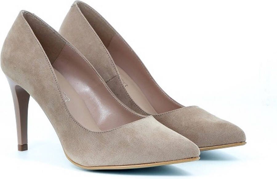 Giulia Pumps taupe Imitatiesuede Dames