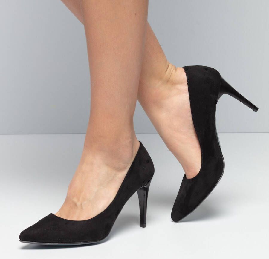 Giulia Pumps zwart Imitatiesuede Dames