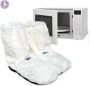 Gizzys MikaMax Magnetron Sloffen Deluxe Hot Feet Sloffen Magnetron Sokken One Size Fits All Lavendel Lijnzaad Snel en Makkelijk Opgewarmd Luxe Uitvoering Zwart - Thumbnail 3