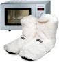 Gizzys MikaMax Magnetron Sloffen Deluxe Hot Feet Sloffen Magnetron Sokken One Size Fits All Lavendel Lijnzaad Snel en Makkelijk Opgewarmd Luxe Uitvoering Zwart - Thumbnail 4
