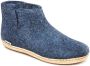 Glerups Gezellige Wollen Pantoffels Blue - Thumbnail 5